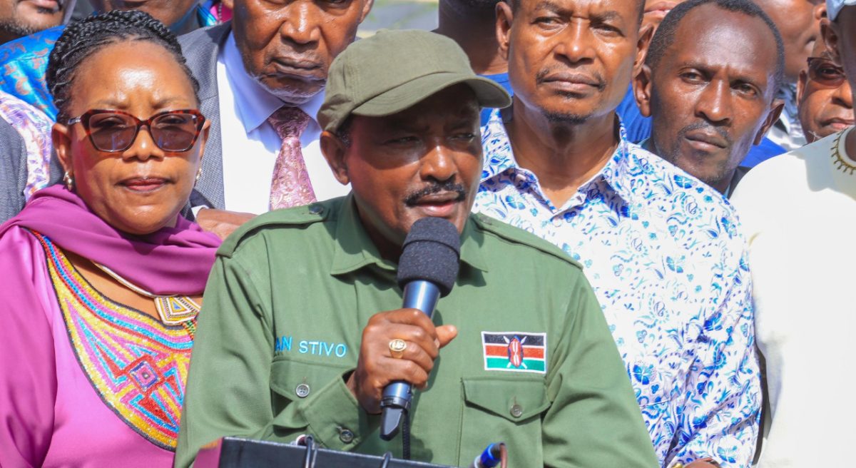 WPF party leader Kalonzo Musyoka speaking in Kisumu on November 6, 2025. PHOTO/ @skmusyoka/X
