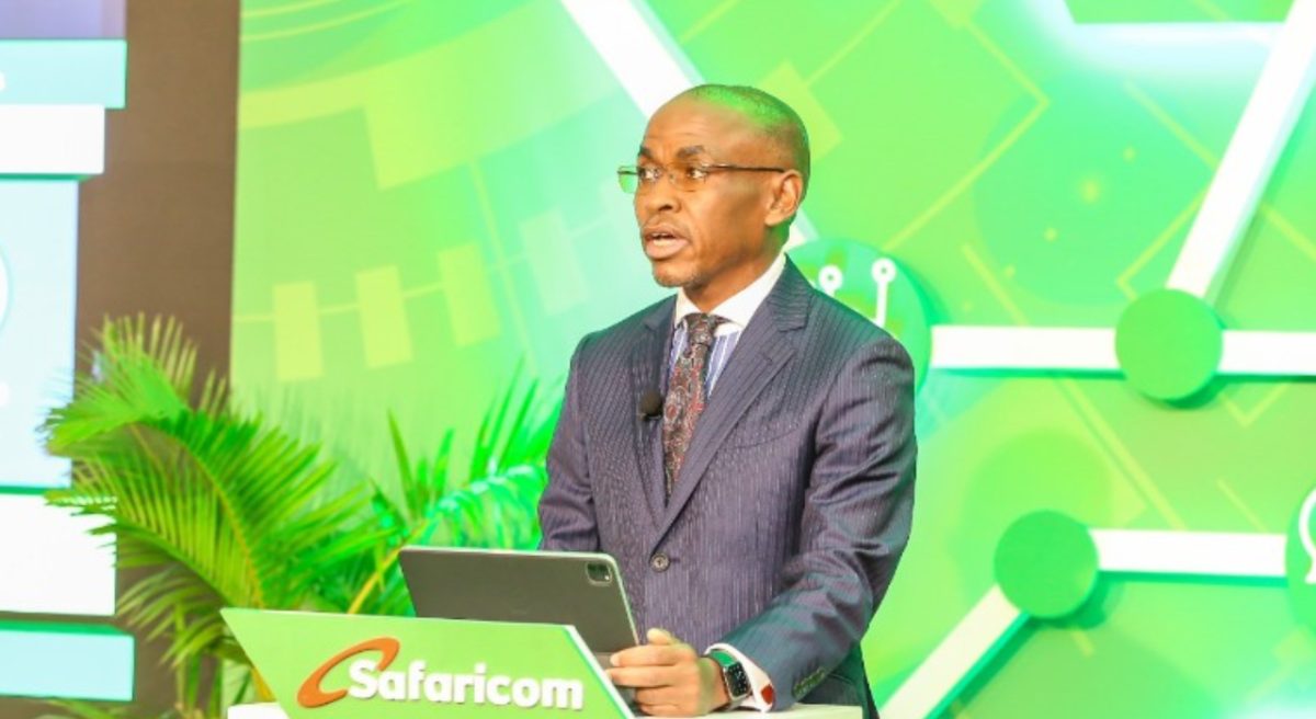 Safaricom CEO Peter Ndegwa. PHOTO/@SafaricomPLC/X