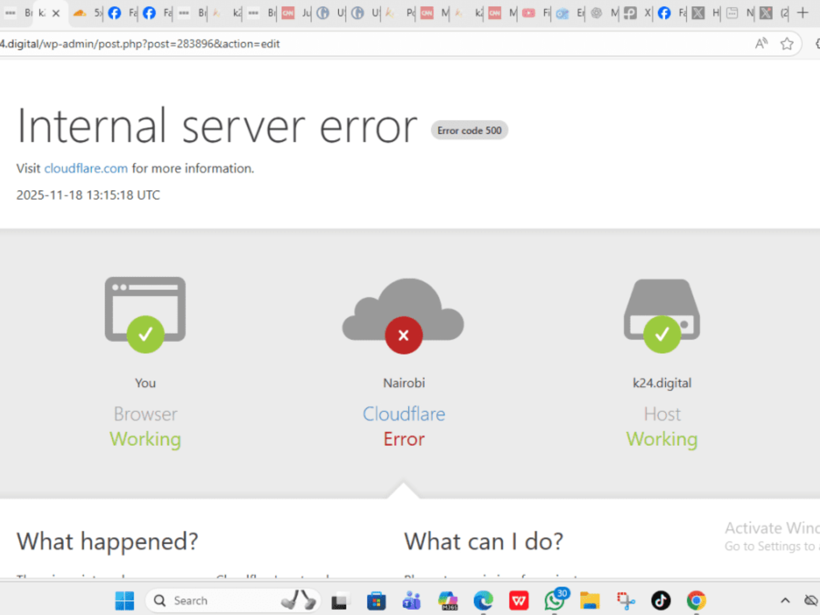 How global outage at Cloudflare briefly disrupted major websites in Kenya