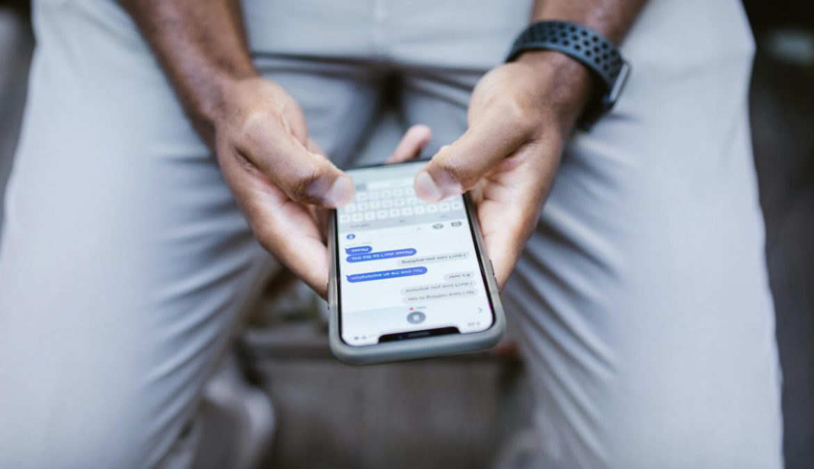 A person scrolling through a phone. Image used for illustration purposes. PHOTO/Pexels