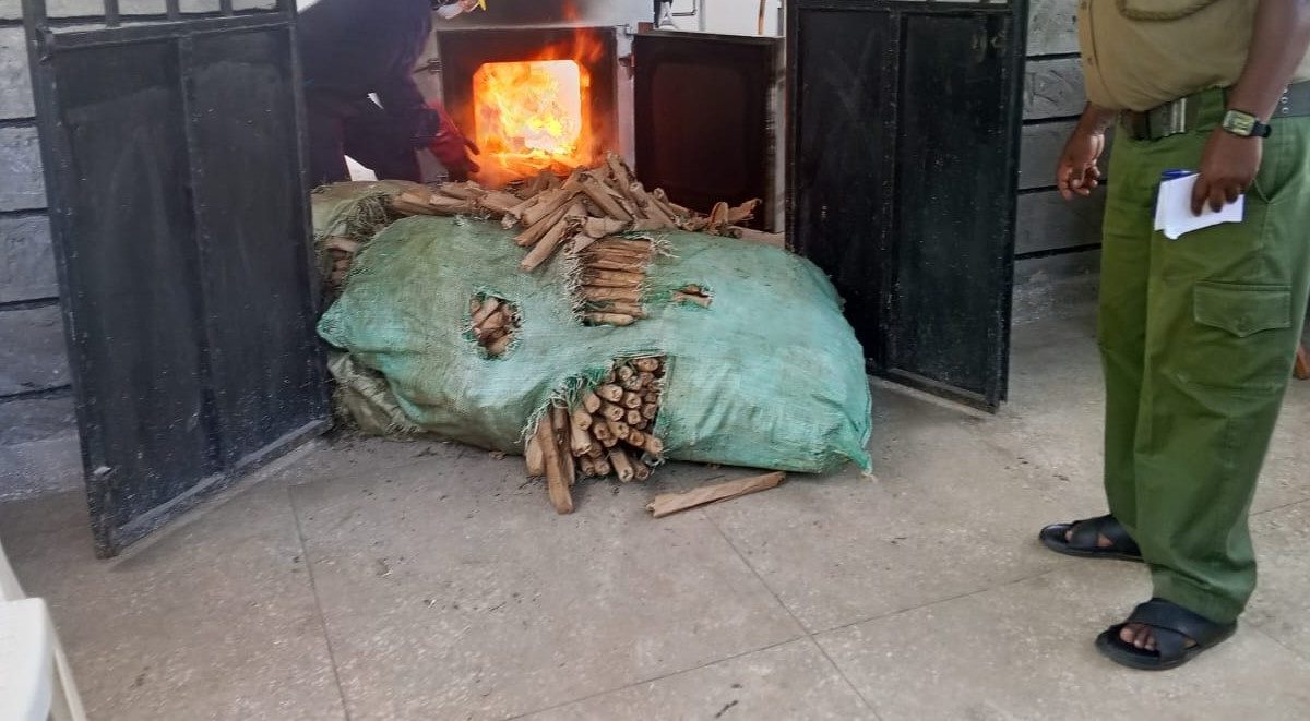 Police destroy heroin worth Ksh11M in Busia