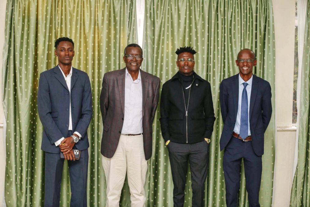 Kenyan rapper and activist Henry Ohanga, popularly known as Octopizzo during a meeting with former Chief Justice David Maraga on July 2, 2025. PHOTO/@OCTOPIZZO/X
