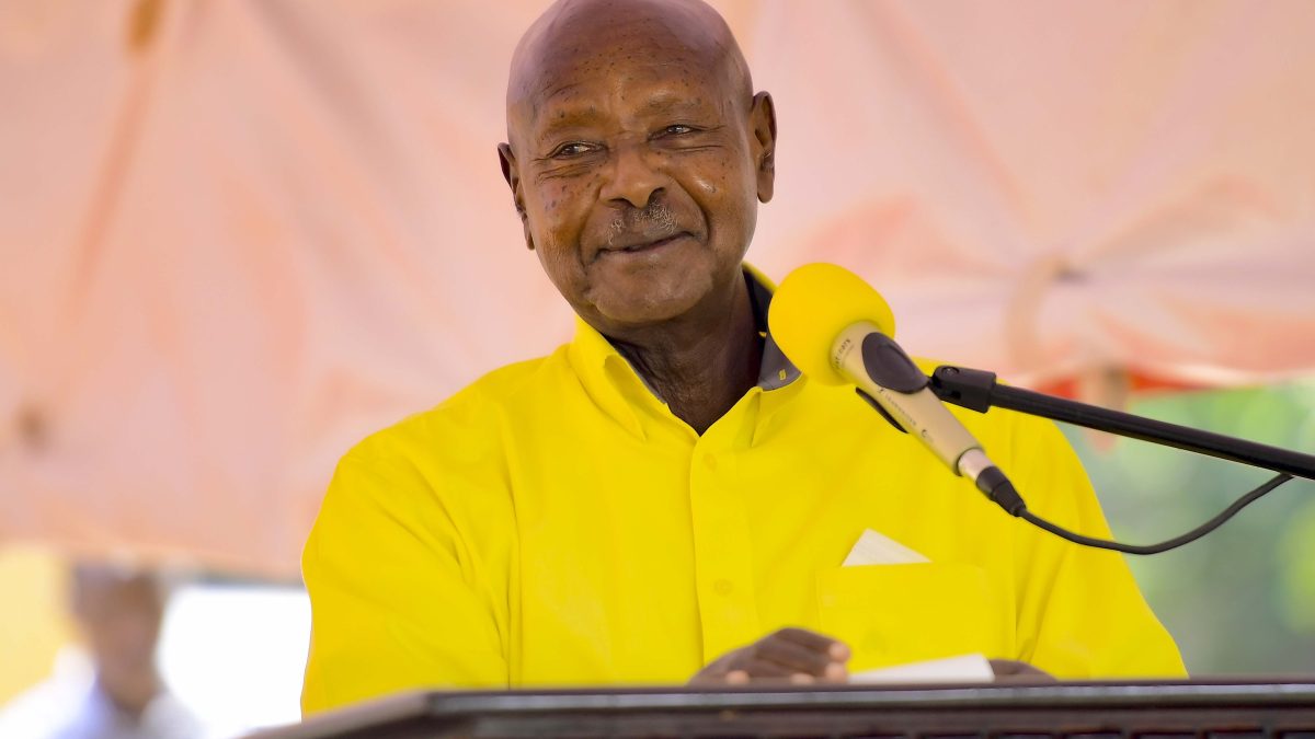 President Yoweri Kaguta Museveni during the picking up of nomination forms at the NRM Headquarters in Kyadondo on June 28, 2025. PHOTO/@KagutaMuseveni/X