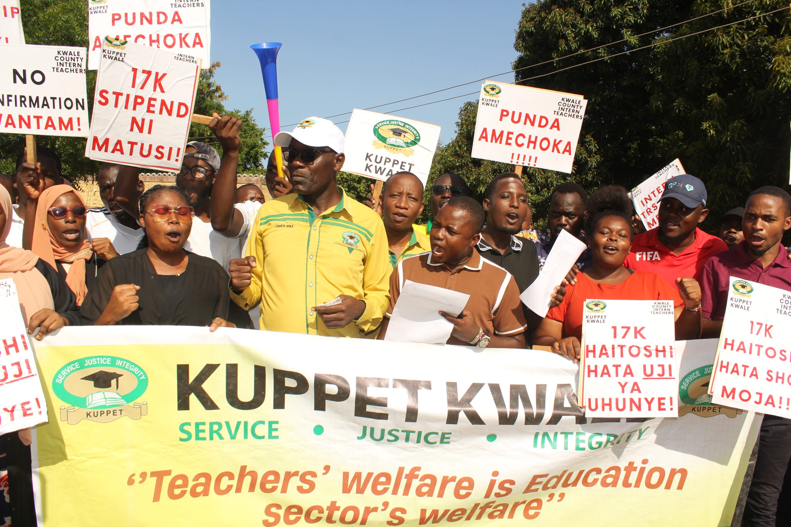 Kwale JSS interns issue ultimatum to govt and TSC over confirmation