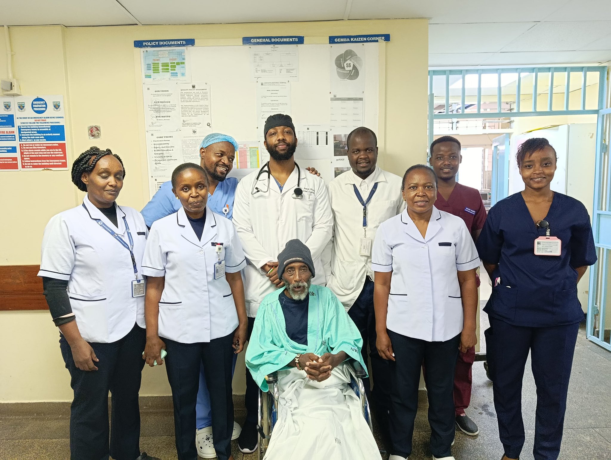 KNH doctors save a 52-year-old man with spine issue after 20 years in bed