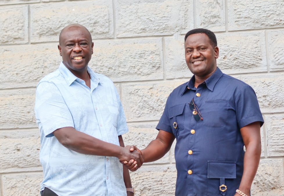 DCP boss Rigathi Gachagua with Newton Karish. PHOTO/https://www.facebook.com/profile.php?id=61552980050394