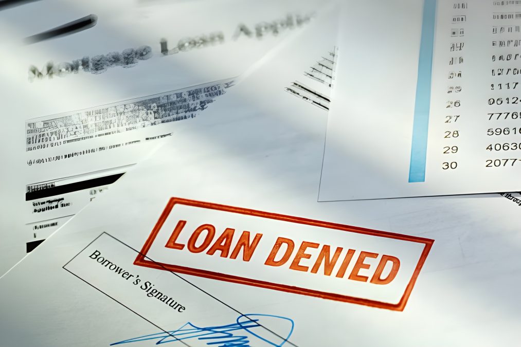 A well-desogned graphic to illusrate loan rejection. PHOTO/Pexels