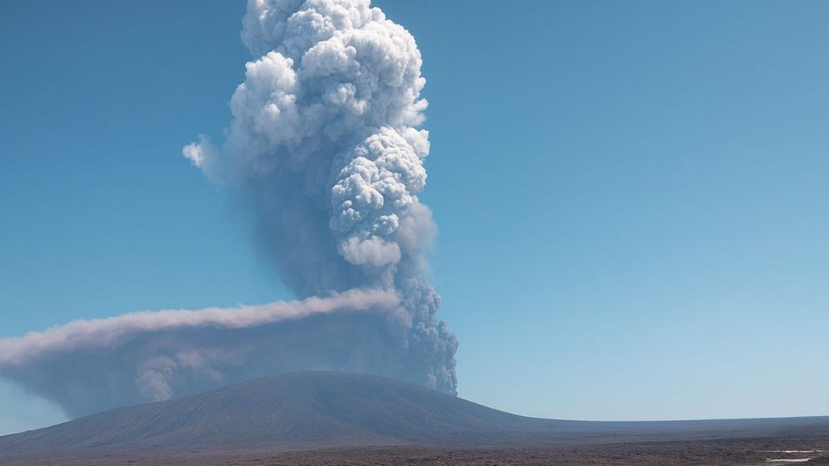Volcano erupts after lying dormant for 12,000 years