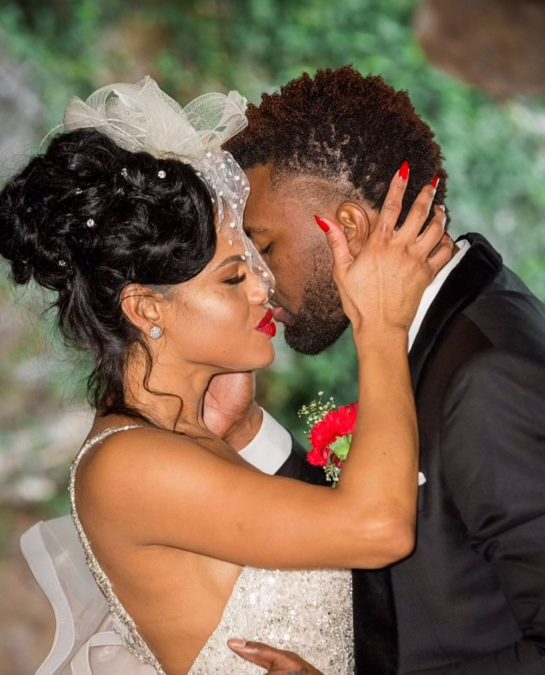 Konshens and his wife Latoya Wright. PHOTO/@_latts_/Instagram