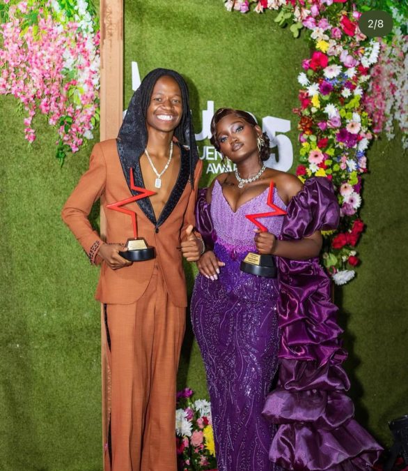 Content creators Mitchelle Joyce Akoth Oruko, popularly known as Mjaka Mfine and Mokaya. PHOTO/_mjaka.mfine/Instagram