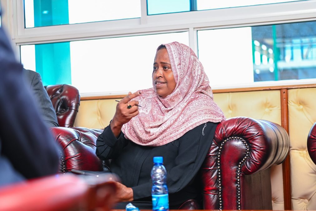 KUTRH CEO Dr. Zainab Gura during a past event. PHOTO/https://www.facebook.com/MinstryofHealthKE