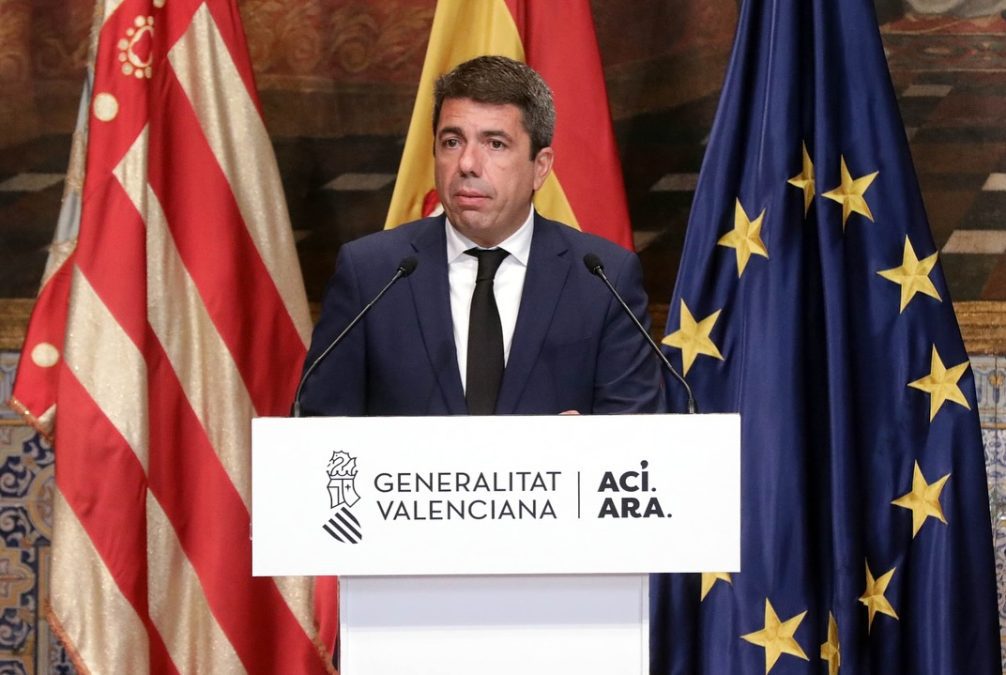 Valencia President Carlos Mazón Guixot during a past function. PHOTO/https://www.facebook.com/carlosmazonguixot