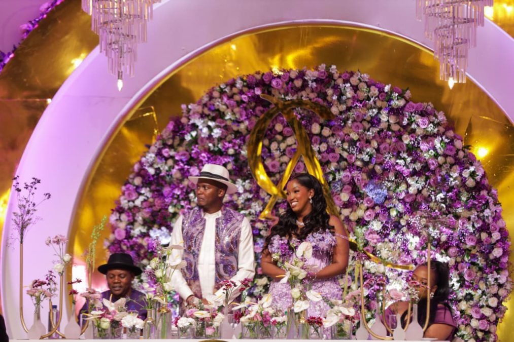 Senator Allan Chesang and hubby Chanell during their wedding. PHOTO/https://www.facebook.com/chesangallan