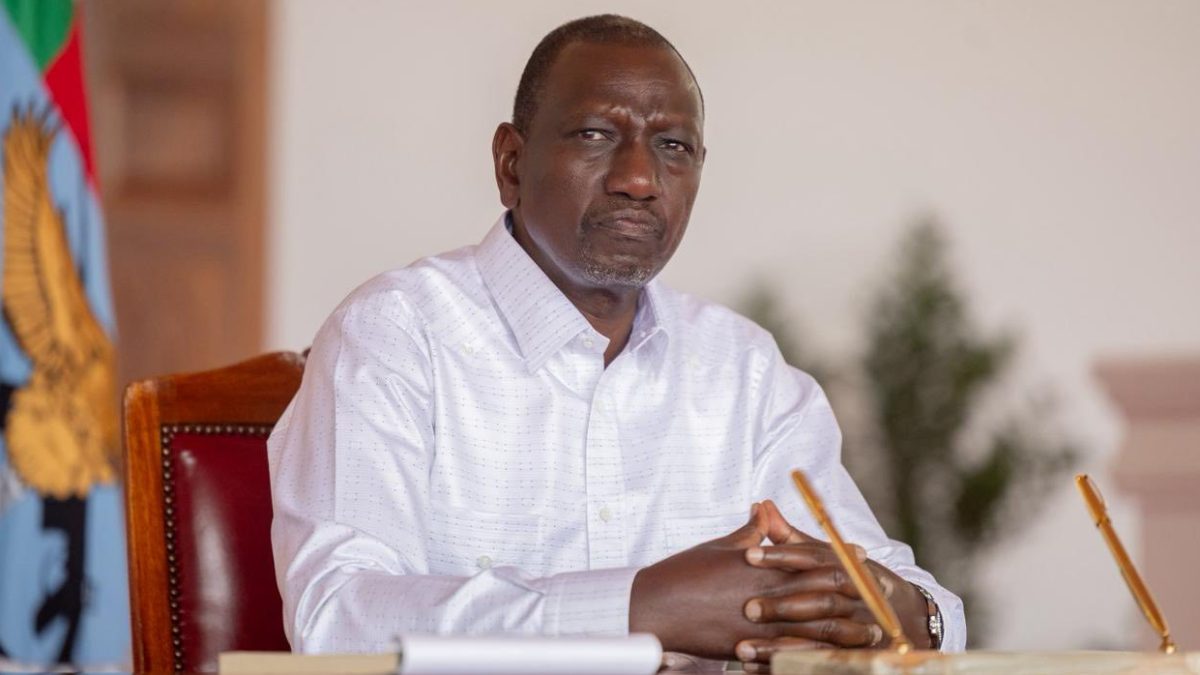 President William Ruto at State House, in Nairobi. PHOTO/https://www.facebook.com/williamsamoei