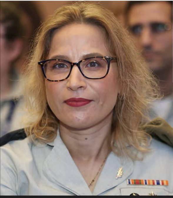 Major General Yifat Tomer-Yerushalmi during a past event. PHOTO/@Betar_USA/X