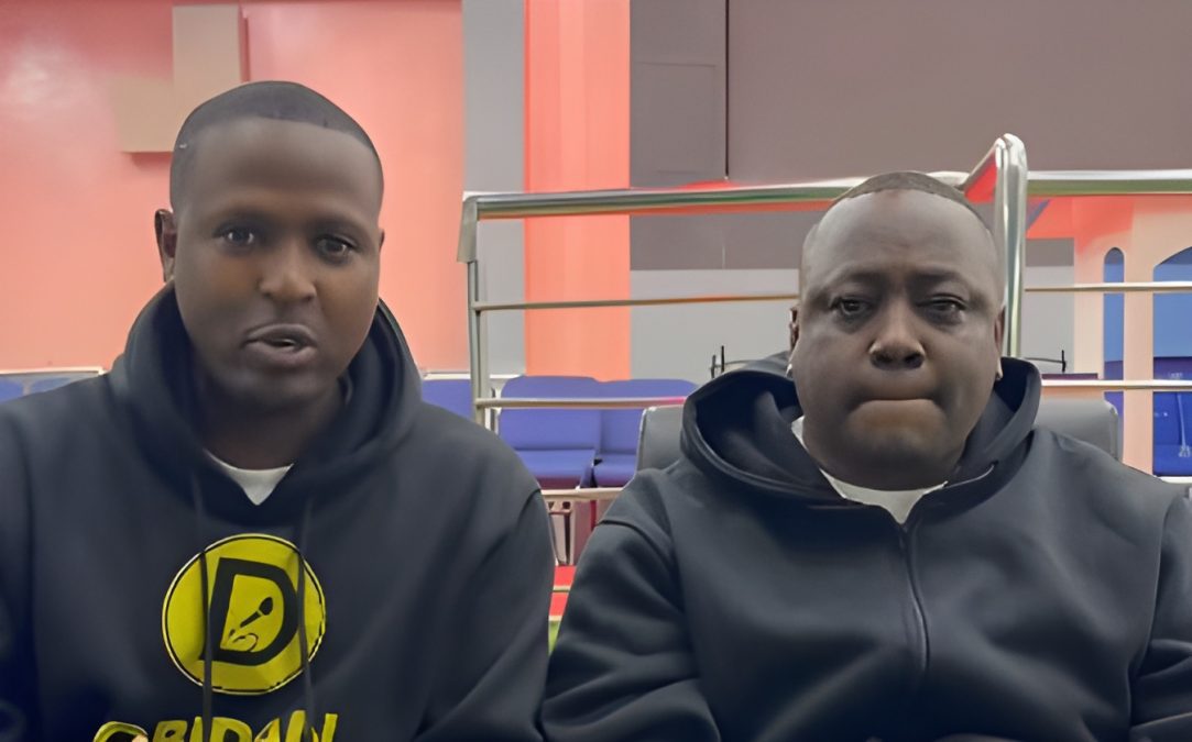 Obidan Dela and Victor Kanyari during a TikTok live. PHOTO/https://www.facebook.com/prophetkanyari/