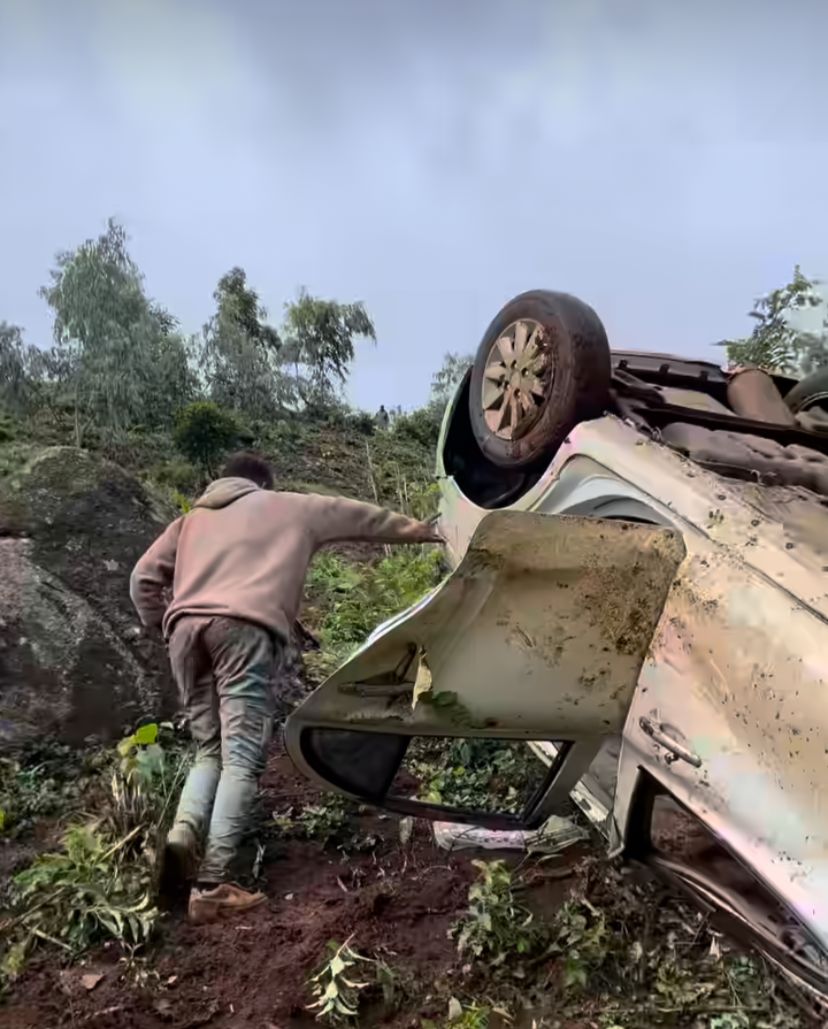 Arbantone singer Kappy and comedian Vindee cheat death after grisly road accident