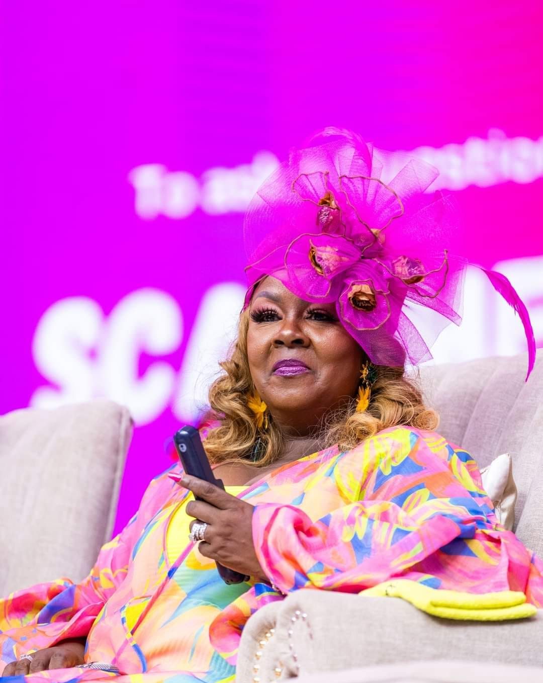 Kathy Kiuna reacts after Sarah K narrates how her 2006 sermon helped her get rich