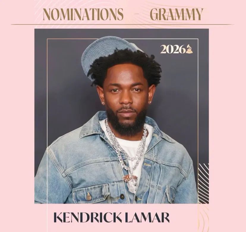 Kendrick Lamar leads 2026 Grammy race with Lady Gaga close behind