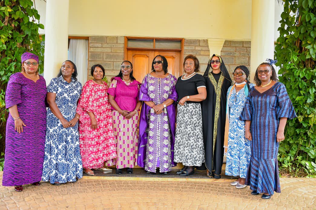 PHOTOS: Martha Karua leads women leaders to visit Ida Odinga after Raila’s passing