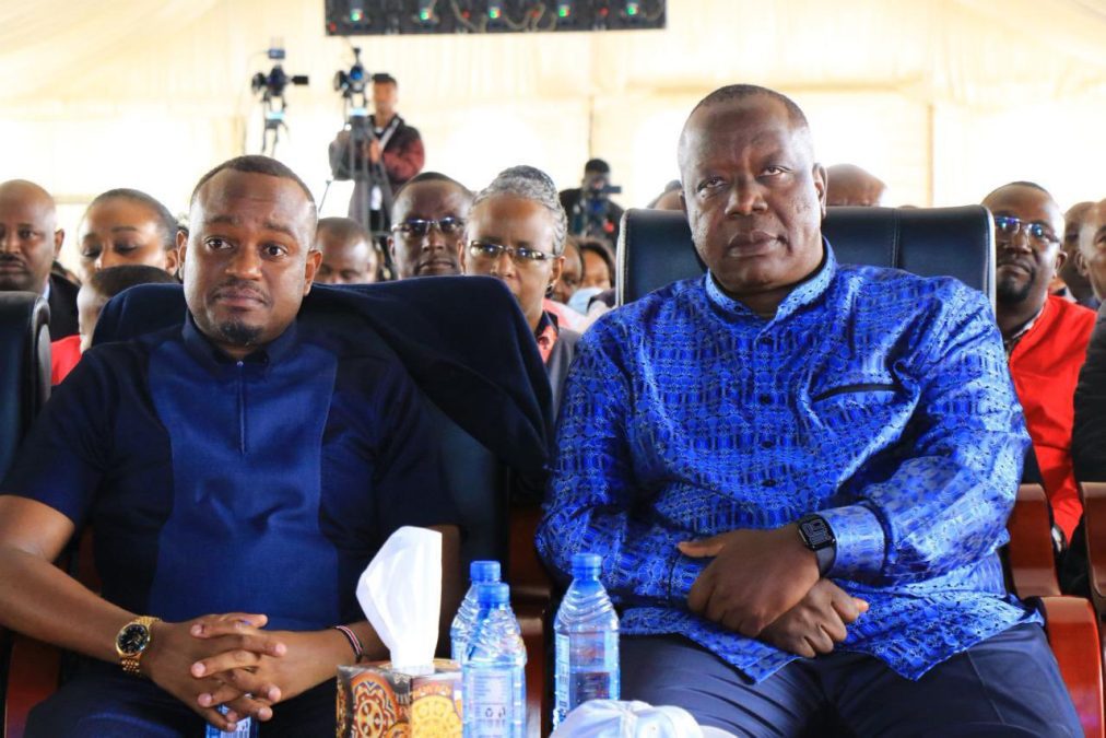 Fred Matiang'i while attending a church service in Limuru. PHOTO/@RealMatiangi/X