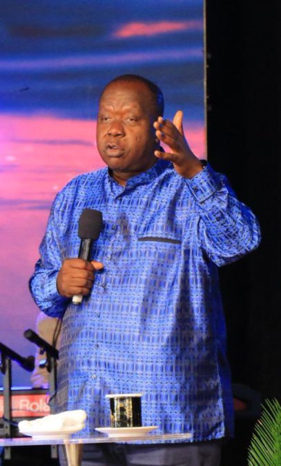 Former Interior CS Fred Matiang'i speaks during a past event. PHOTO@RealMatiangi/X