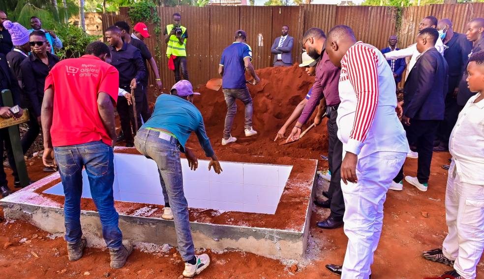 Key role Mr Seed had been assigned to do at Betty Bayo’s grave