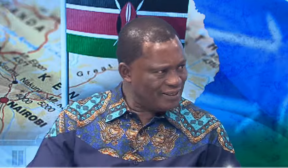 Justin Muturi speaks during an interview with a local TV station on November 9, 2025. PHOTO/Screengrab by K24 Digital