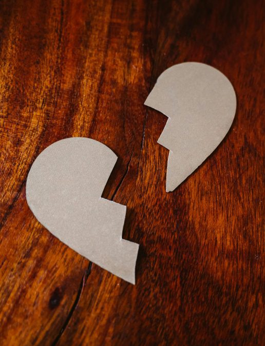 A graphic of cracked heart signage. PHOTO/Pexels