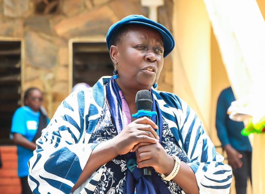 Kisumu Women Rep Ruth Odinga speaks during a past event. PHOTO/https://www.facebook.com/profile.php?id=100089817945495