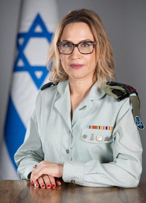 Major General Yifat Tomer-Yerushalmi during a past event. PHOTO/@IDF/X