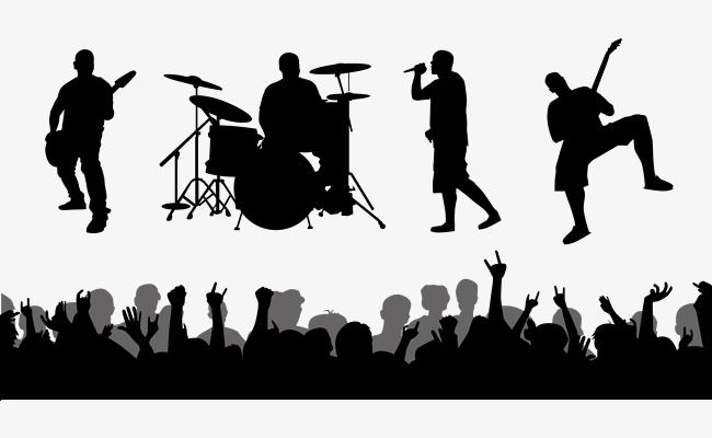 A sillhoette of a live perfomance. PHOTO/Pexels