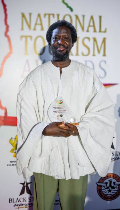 Ghana Artist Ibrahim Mahama during a past event. PHOTO/https://www.facebook.com/mahama.i.mohammed/photos