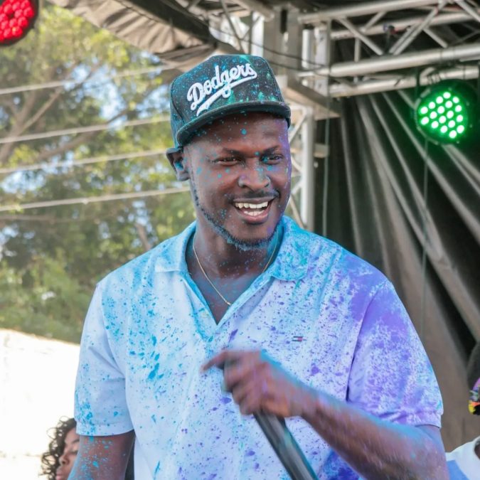 King Kaka holds a microphone during a past perfomance. PHOTO/@thekingkaka/Instagram