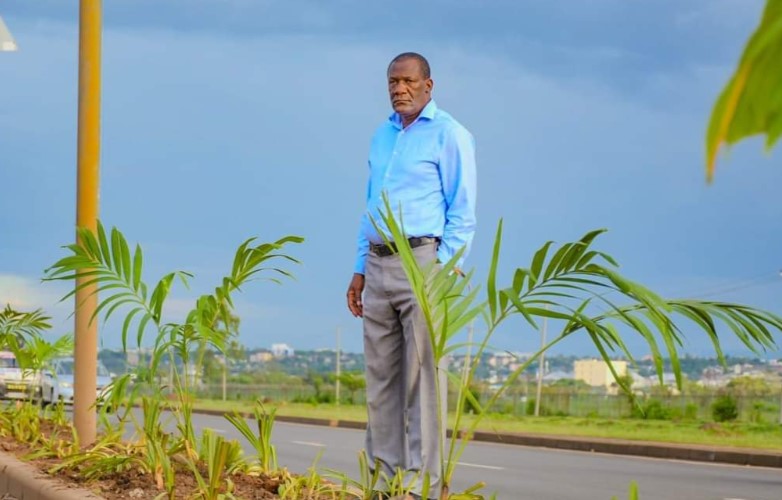 Abala Wanga inspecting development in Kisumu in April 2023. PHOTO/@WangaAbala/X