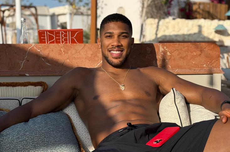 British heavyweight boxer Anthony Joshua.