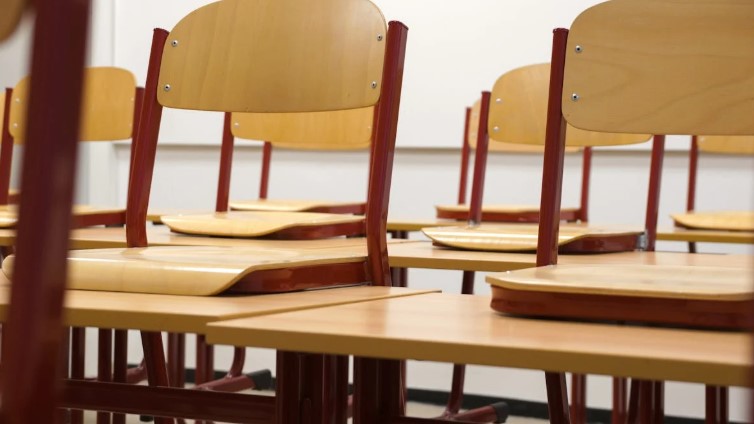 Desk inside an empty classroom. Image used for representation purposes only. PHOTO/Pexels