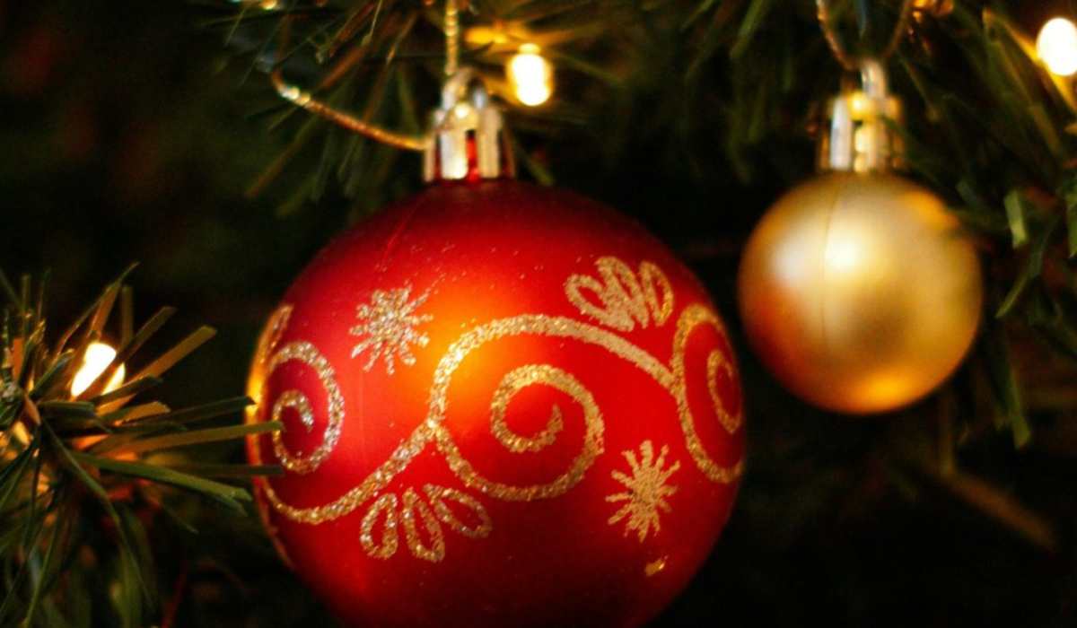 Festive decorations on a tree.PHOTO/pexels