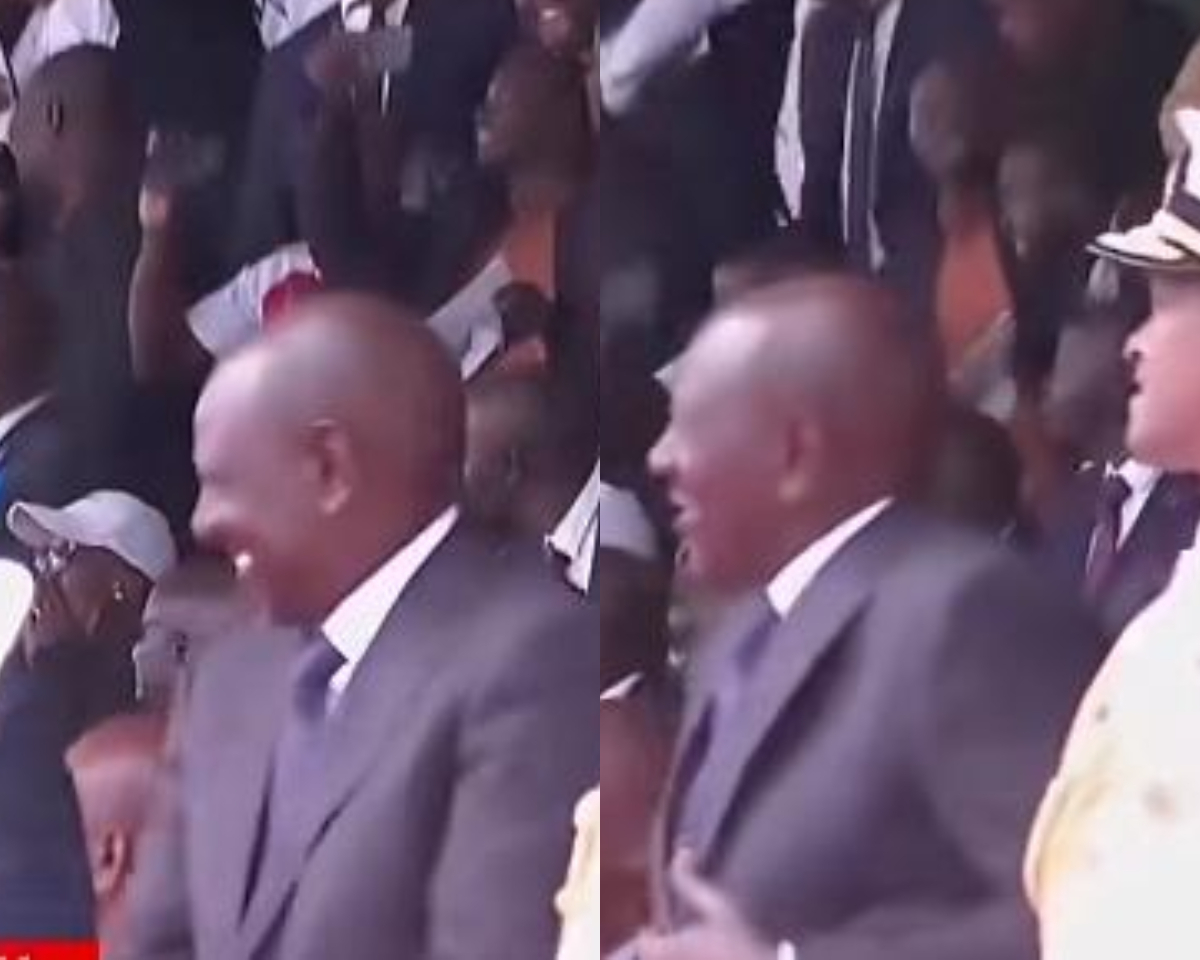 How fighter jet’s explosive sound nearly forced Ruto and attendees to duck for cover