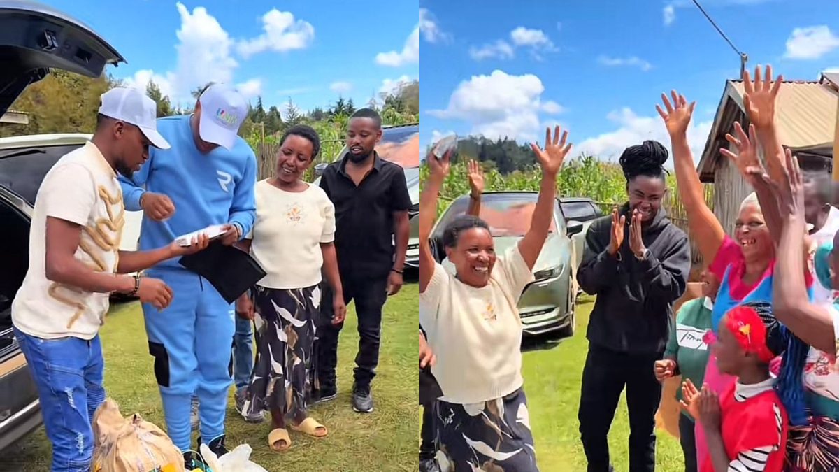 Baba Talisha surprises his friend’s mum with shopping, new phone on her 61st birthday