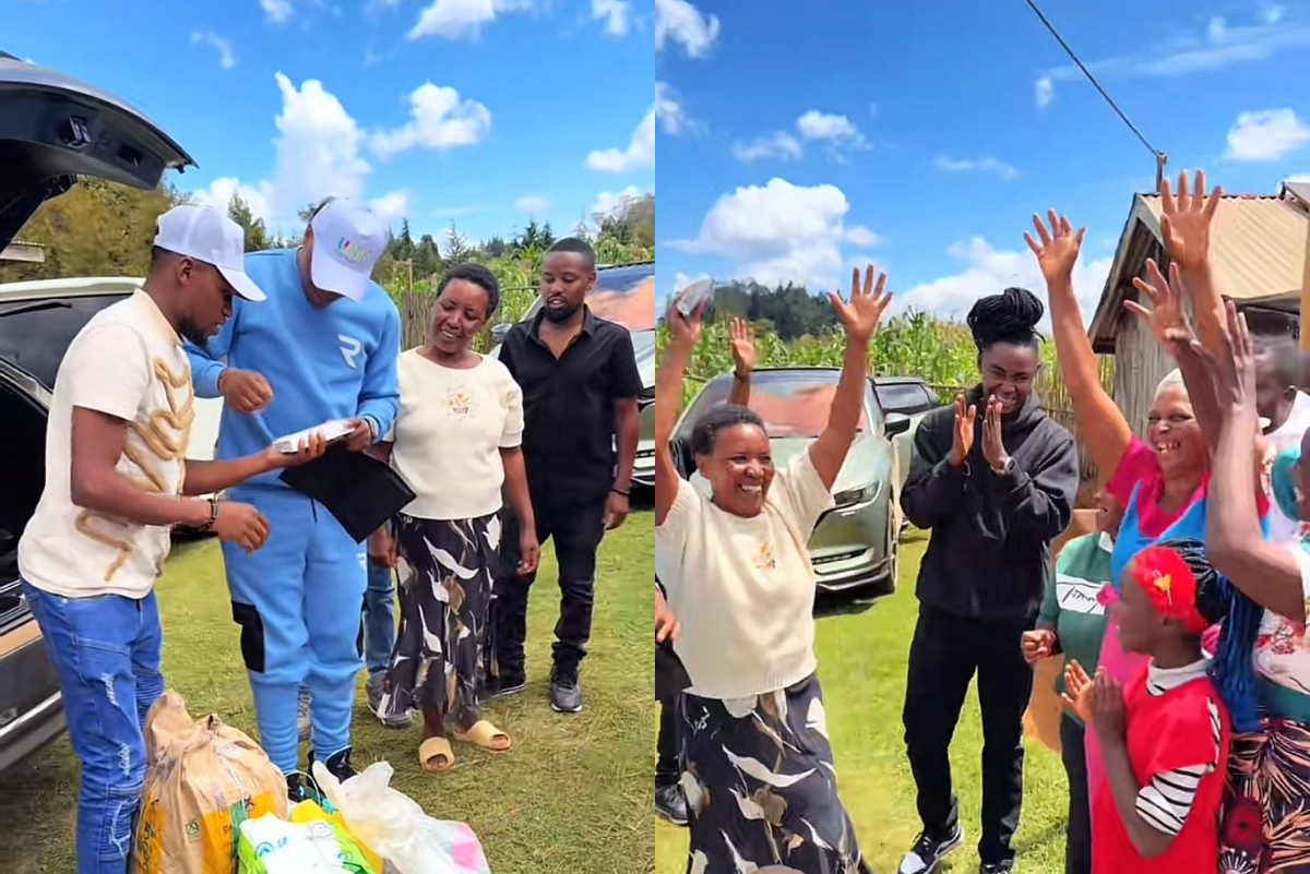 Baba Talisha surprises his friend’s mum with shopping, new phone on her 61st birthday