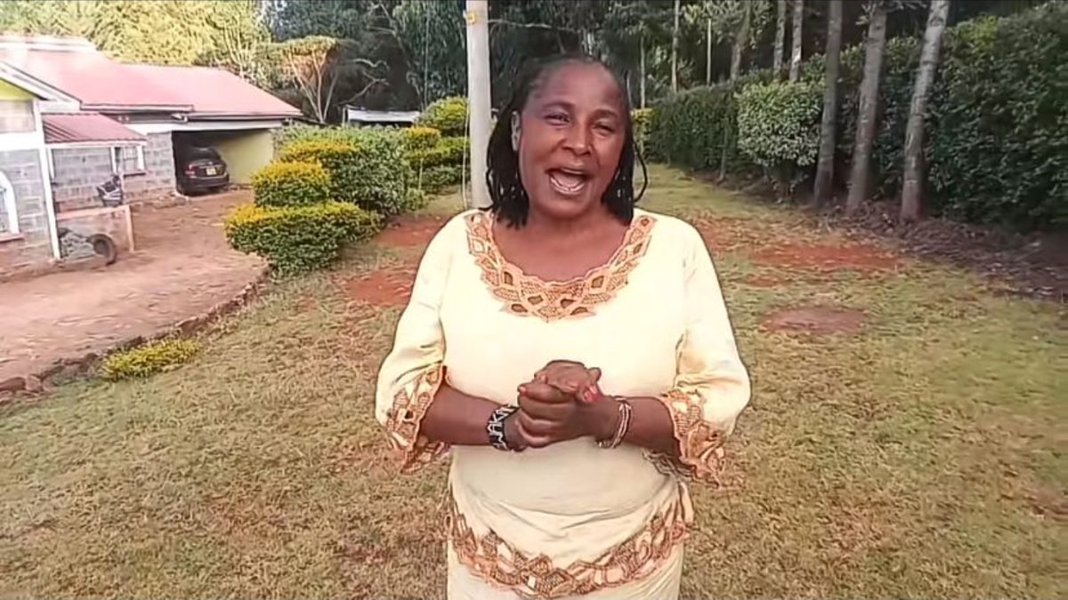 Singer Wangari Wa Kabera speaks after being accused of stealing primary school water tank