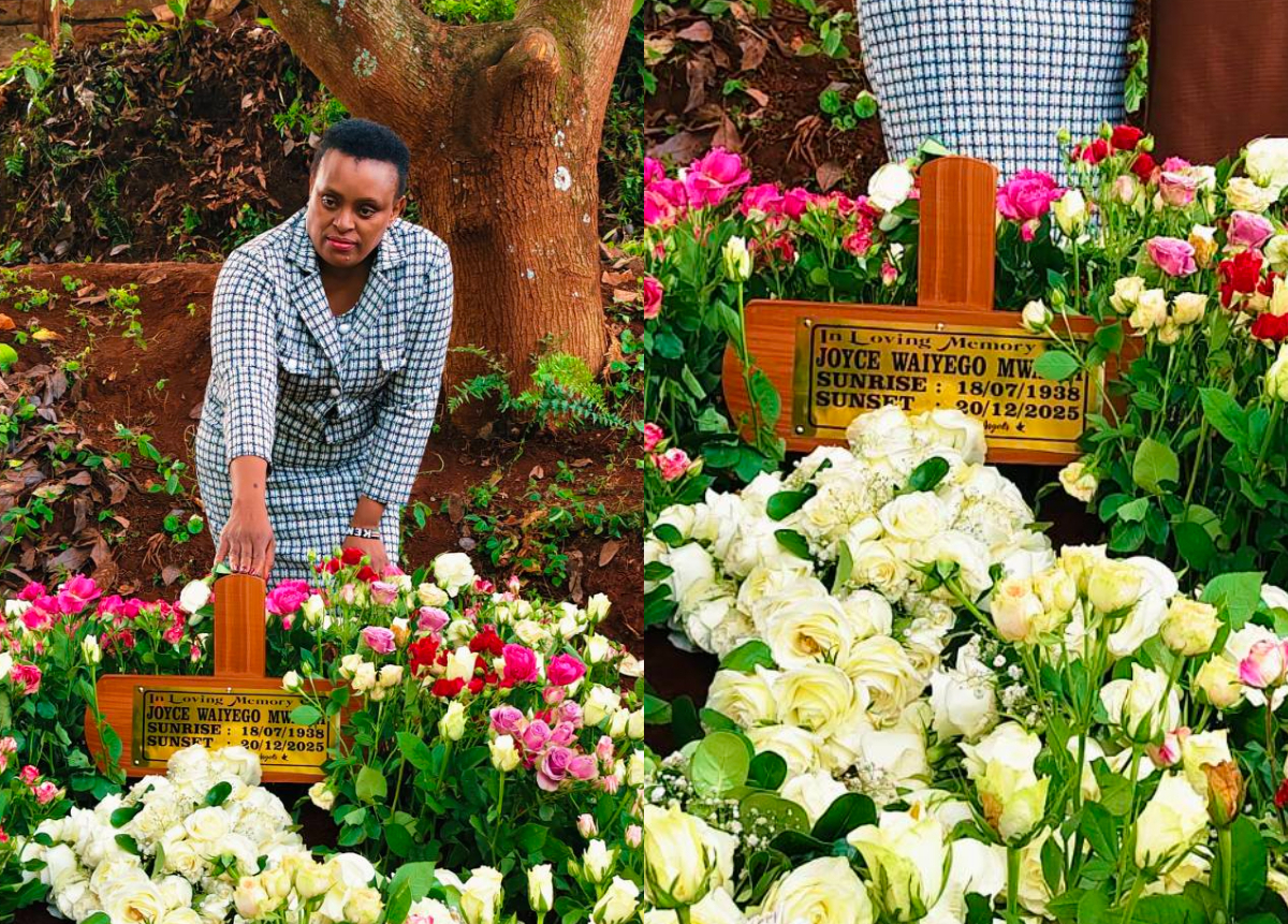 Muigai wa Njoroge’s 1st wife Njeri’s mother laid to rest in emotional burial