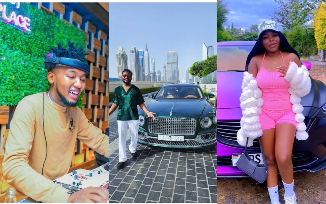 Bolo Bespoke, DJ Dibul and TikToker Kawira in a collage. PHOTOS/@dj_dibul,@bolobespoke/Instagram