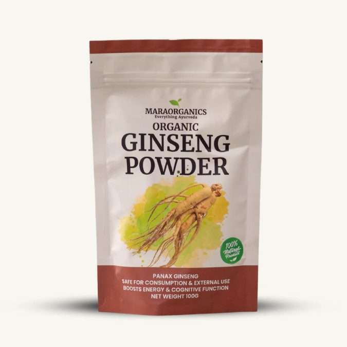 A sachet of Ginseng powder. PHOTO/Maraorganics 

