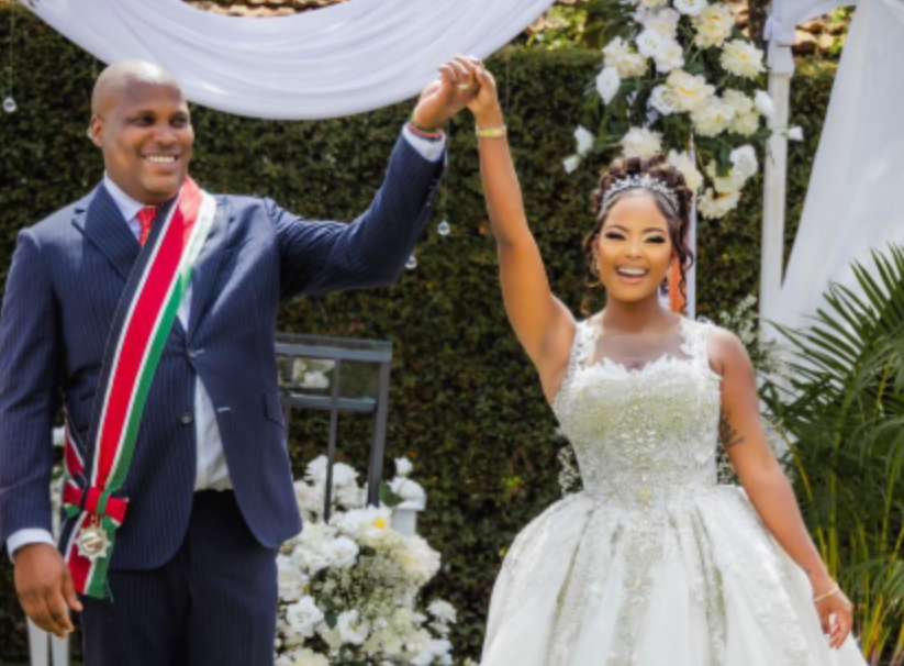 Ruto congratulates Jomo Gecaga on wedding to Lola Hannigan