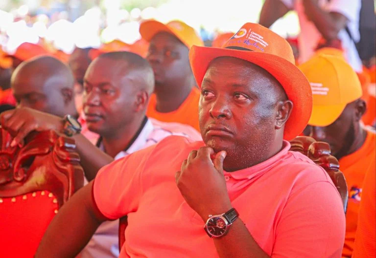 Godfrey Osostsi during ODM at 20 meeting in mombasa. PHOTO//https://www.facebook.com/photo.php?fbid=1246888277471539&set=pb.100064511360372.-2207520000&type=3
