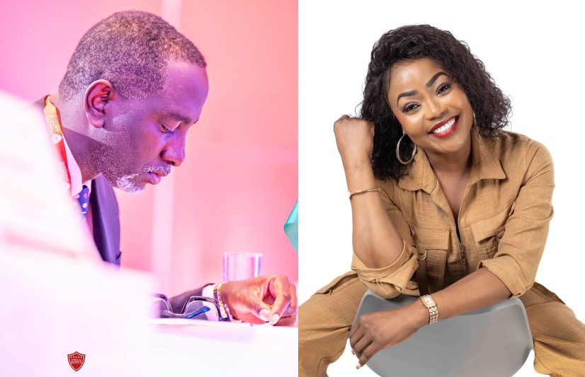 Robert Burale and his ex-wife Rozinah Mwakideu. PHOTOS/@burale1, @rozinahmwakideu/Instagram