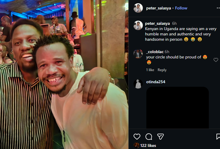 A post shared by Peter Salasya on Instagram. PHOTO/Screengrab by K24 Digital from @peter_salasya