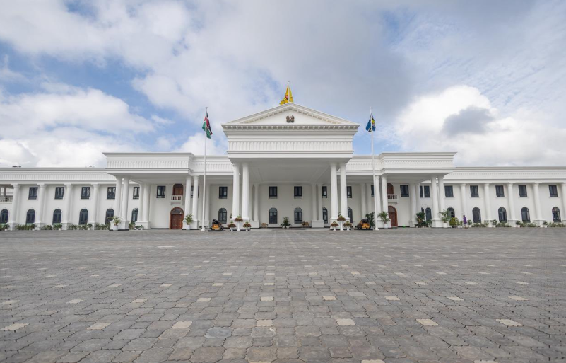 Kenyans get a view of the new look State House facade 